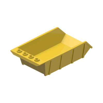 Vehicle, Tipper Bed 4 x 6 · LEGO 408024 (réf. BrickLink 4080) · Couleur BrickLink : Yellow