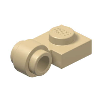 LAMP HOLDER · Brick Yellow (réf. BrickLink Tan)