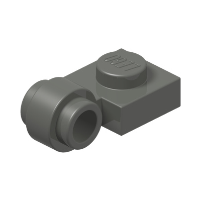 LAMP HOLDER · Dark Stone Grey (réf. BrickLink Dark Bluish Gray)