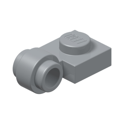 LAMP HOLDER · Medium Stone Grey (réf. BrickLink Light Bluish Gray)