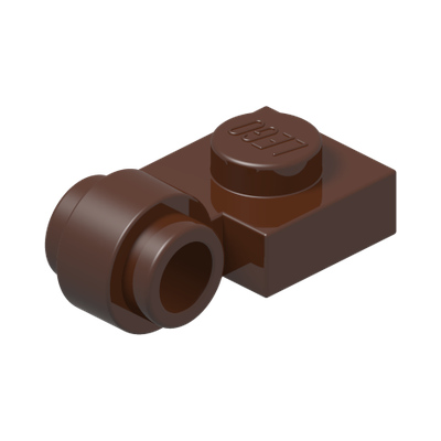 LAMP HOLDER · Reddish Brown (réf. BrickLink Reddish Brown)