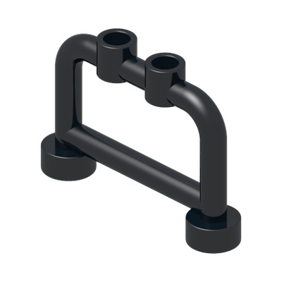 HANGER 1X4X2 · Black (réf. BrickLink Black)