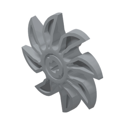 Propeller 8 Blade 5 Diameter · LEGO 4159341 (réf. BrickLink 41530) · Couleur BrickLink : Light Bluish Gray