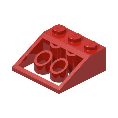 Slope 33 3 x 3 · LEGO 416121 (réf. BrickLink 4161) · Couleur BrickLink : Red