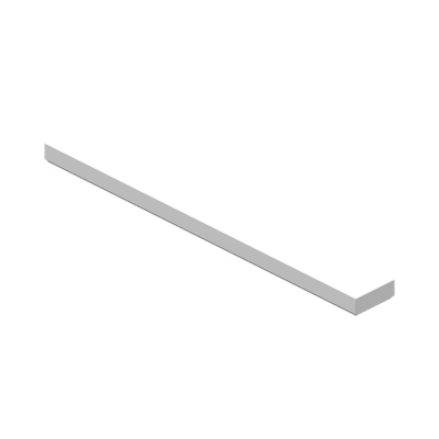 FLAT TILE 1X8 · White (réf. BrickLink White)