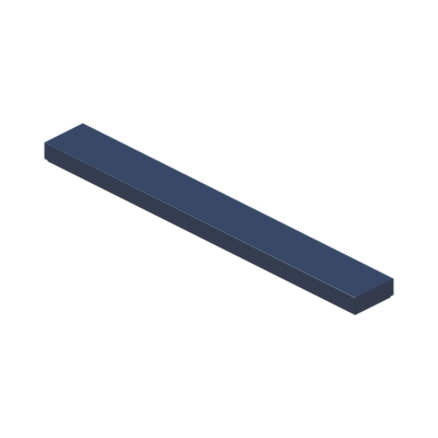 FLAT TILE 1X8 · Earth Blue (réf. BrickLink Dark Blue)