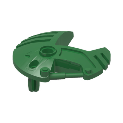 Bionicle Weapon 5 x 5 Shield with Wrench · Réf. BrickLink 41659 · Dark Green (réf. BrickLink Green)