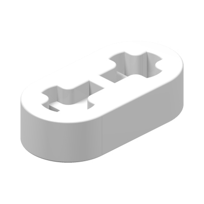 TECHNIC LEVER 2M · LEGO 6371416 (réf. BrickLink 41677) · White (réf. BrickLink White)