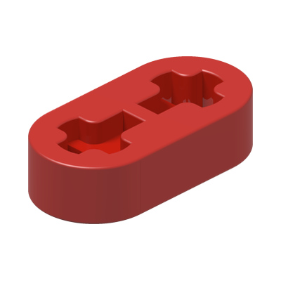 TECHNIC LEVER 2M · Bright Red (réf. BrickLink Red)