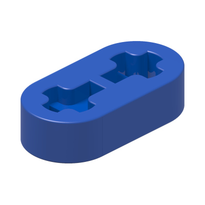 TECHNIC LEVER 2M · Bright Blue (réf. BrickLink Blue)