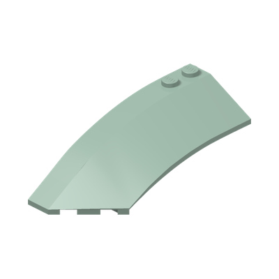 Wedge 8 x 3 x 2 Open Left · LEGO 4288381 (réf. BrickLink 41750) · Couleur BrickLink : Sand Green