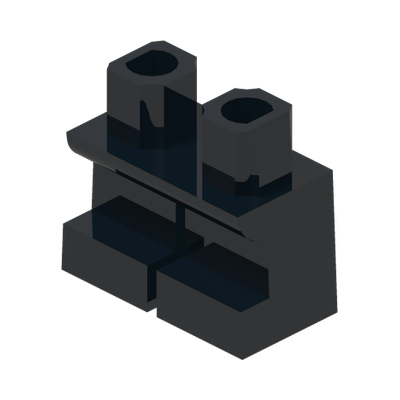 MINI LEG · Black (réf. BrickLink Black)