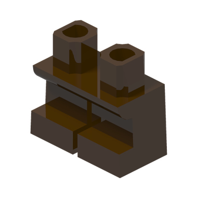 MINI LEG · Dark Brown (réf. BrickLink Dark Brown)