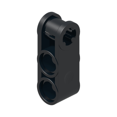 CROSS BLOCK 3M · Black (réf. BrickLink Black)