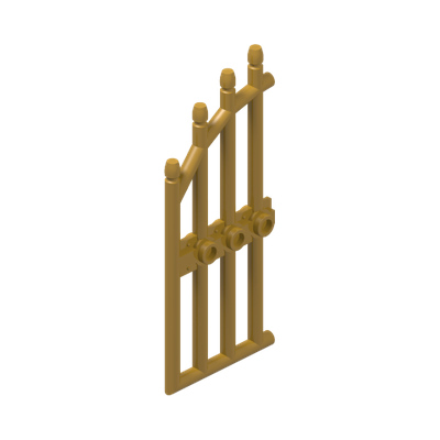 LATTICE LID 4X7 2/3 · Warm Gold (réf. BrickLink Pearl Gold)