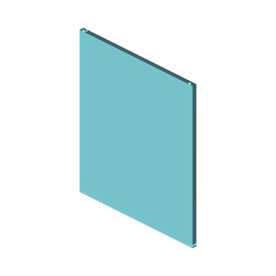 GLASS FOR FRAME 1X6X6 · LEGO 6511023 (réf. BrickLink 42509) · Tr. Light Blue (réf. BrickLink Trans-Light Blue)