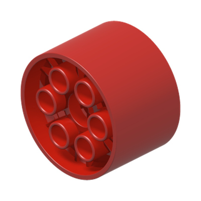 Wheel 20 x 30 Technic · LEGO 4248905 (réf. BrickLink 4266) · Couleur BrickLink : Red