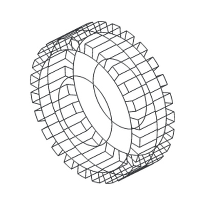 Tire 20 x 30 Technic · Réf. BrickLink 4267 · Couleur BrickLink : Black