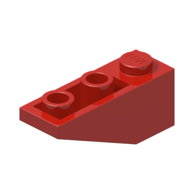 ROOF TILE 1X3/25° INV. · Bright Red (réf. BrickLink Red)