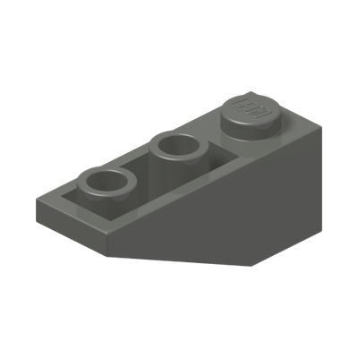 ROOF TILE 1X3/25° INV. · Dark Stone Grey (réf. BrickLink Dark Bluish Gray)