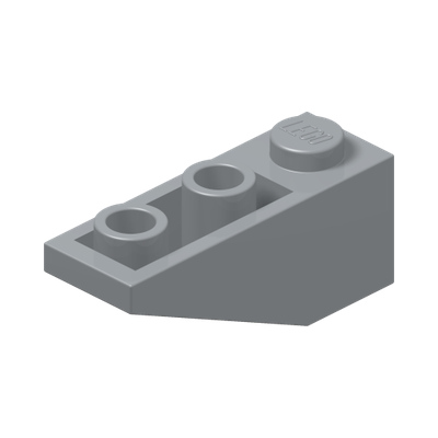 ROOF TILE 1X3/25° INV. · Medium Stone Grey (réf. BrickLink Light Bluish Gray)