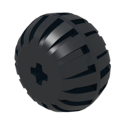 Wheel Full Rubber Balloon with Axle Hole · LEGO 4113076 (réf. BrickLink 4288) · Couleur BrickLink : Black