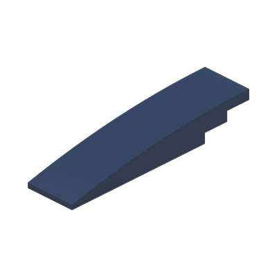BRICK 2X8,OUTSIDE BOW,W/ CUT OUT,NO. 1 · LEGO 6250351 (réf. BrickLink 42918) · Earth Blue (réf. BrickLink Dark Blue)