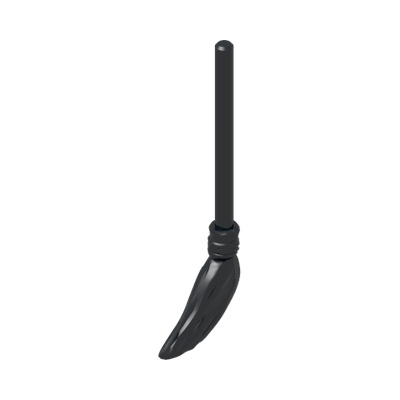 FABULAND BROOM · LEGO 6268854 (réf. BrickLink 4332) · Black (réf. BrickLink Black)