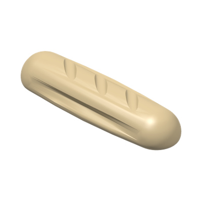 WHITE BREAD · LEGO 4582437 (réf. BrickLink 4342) · Brick Yellow (réf. BrickLink Tan)