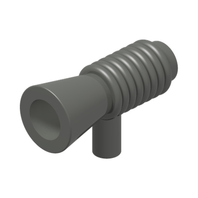 MEGAPHONE · Dark Stone Grey (réf. BrickLink Dark Bluish Gray)