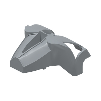 Bionicle Chest Armor, Toa Nuva · LEGO 4175713 (réf. BrickLink 43558) · Couleur BrickLink : Pearl Light Gray