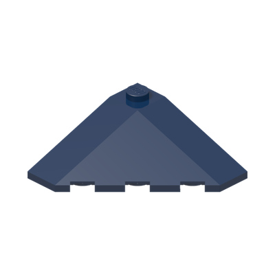 Wedge 4 x 4 (Slope 18 Corner) · LEGO 6335704 (réf. BrickLink 43708) · Couleur BrickLink : Dark Blue