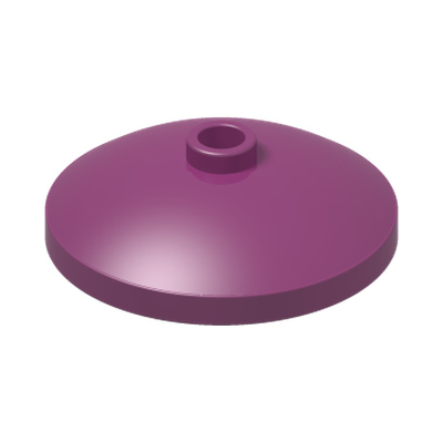 PARABOLIC REFLECTOR Ø24X6,4 · Bright Reddish Violet (réf. BrickLink Magenta)