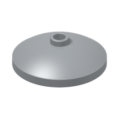 PARABOLIC REFLECTOR Ø24X6,4 · Medium Stone Grey (réf. BrickLink Light Bluish Gray)