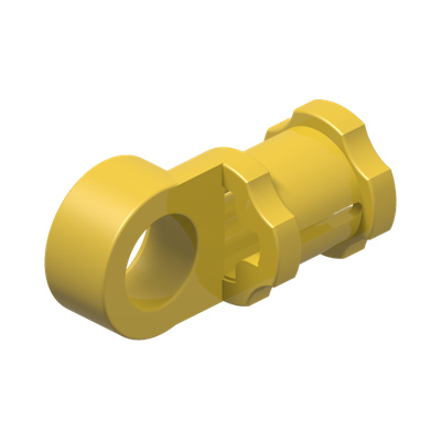 TOGGEL JOINT · LEGO 6469823 (réf. BrickLink 44) · Bright Yellow (réf. BrickLink Yellow)