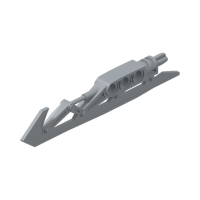 Bionicle Weapon Ice Skate / Ice Blade Half