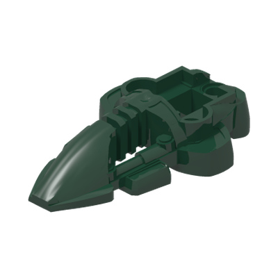 Bionicle Foot Rahkshi · Réf. BrickLink 44138 · Couleur BrickLink : Dark Green