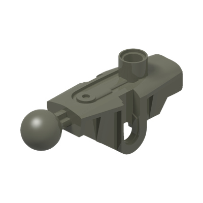 Bionicle Rahkshi Leg Upper Section · Réf. BrickLink 44148 · Couleur BrickLink : Dark Gray