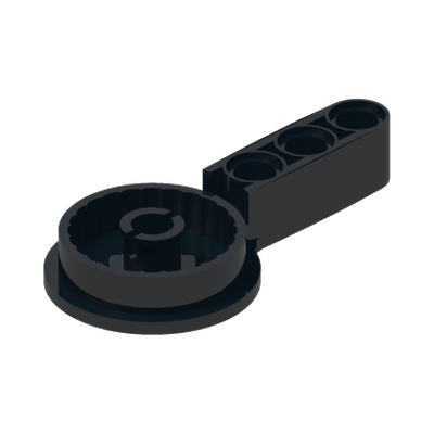 Technic Rotation Joint Disk with Large Pin and 3L Liftarm Thick