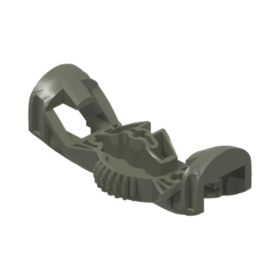 Bionicle Rahkshi Torso, Gear 7 Tooth with 3 Axle Holes · Réf. BrickLink 44247 · Couleur BrickLink : Dark Gray