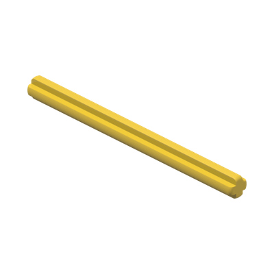 CROSS AXLE 7M · LEGO 6130009 (réf. BrickLink 44294) · Bright Yellow (réf. BrickLink Yellow)