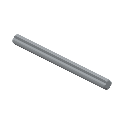 CROSS AXLE 7M · Medium Stone Grey (réf. BrickLink Light Bluish Gray)