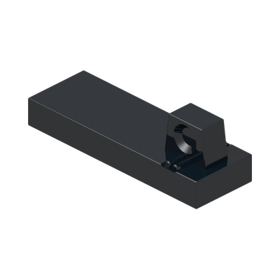 Hinge Tile 1 x 3 Locking with 1 Finger on Top · LEGO 6265712 (réf. BrickLink 44300) · Couleur BrickLink : Black