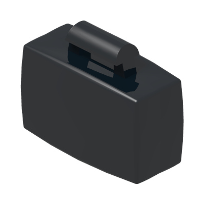 MINI SUITCASE · LEGO 6268856 (réf. BrickLink 4449) · Black (réf. BrickLink Black)