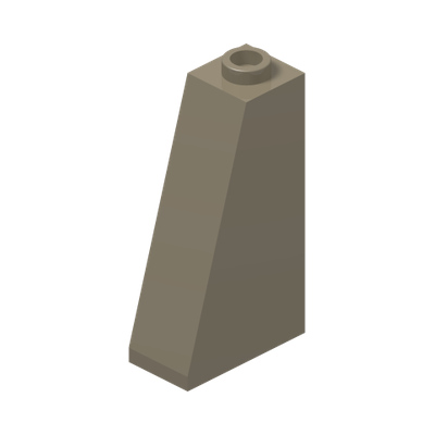 ROOF TILE 1X2X3/73° · Sand Yellow (réf. BrickLink Dark Tan)