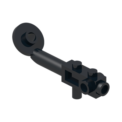 Minifigure, Utensil Metal Detector, Stud on Search Head · LEGO 4212278 (réf. BrickLink 4479) · Couleur BrickLink : Black