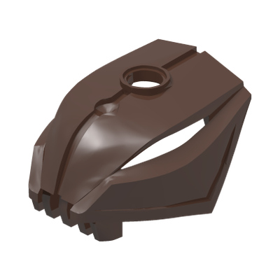 Bionicle Head, Rahkshi · Réf. BrickLink 44807 · Couleur BrickLink : Pearl Brown