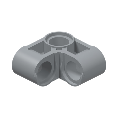 HTO  V BEAM 90 DEGR. · Medium Stone Grey (réf. BrickLink Light Bluish Gray)