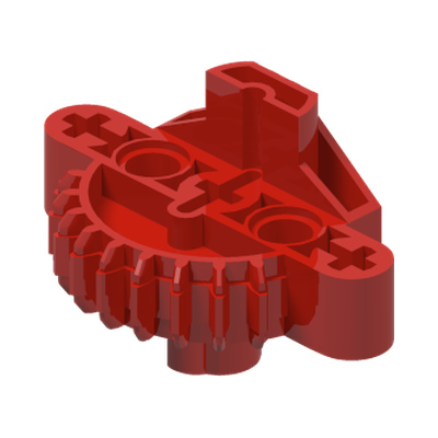 Bionicle Matoran Torso, Gear 9 Tooth with 3 Axle Holes and 2 Pin Holes