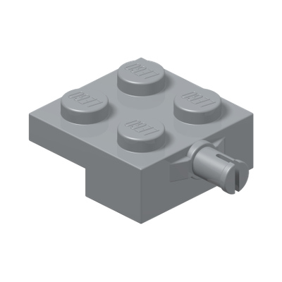 BEARING ELEMENT 2X2, SINGLE · Multicombination 1 (réf. BrickLink Light Bluish Gray)